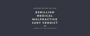 $ 3 Million Medical Malpractice Jury Verdict in Boston, MA