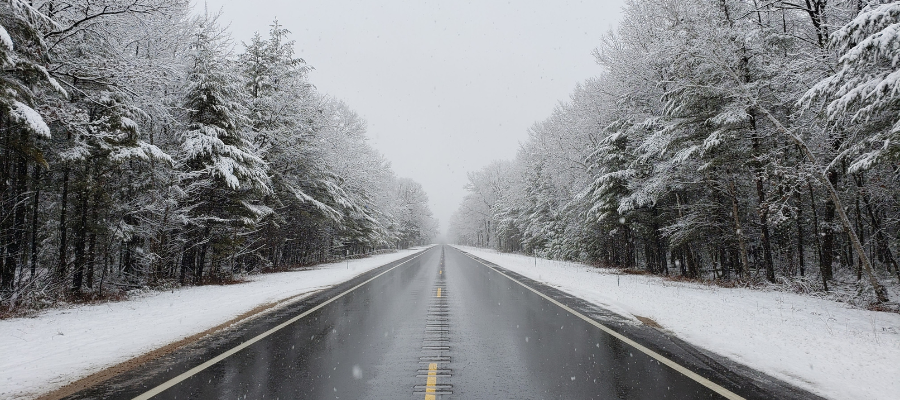 Winter Snowy Road